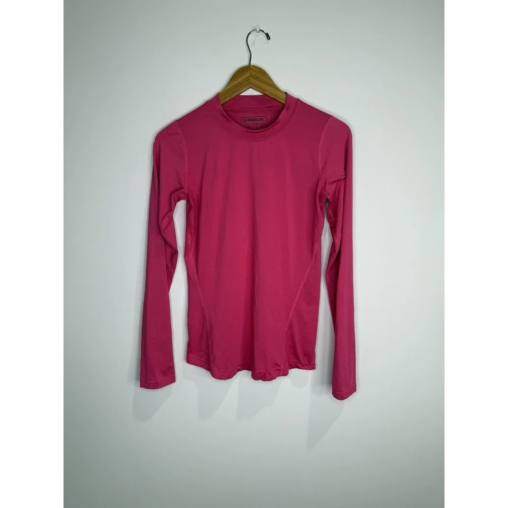 Magellan Outdoors Women's Long Sleeve Pink Casual Fishing Shirt Size M - Picture 4 of 12